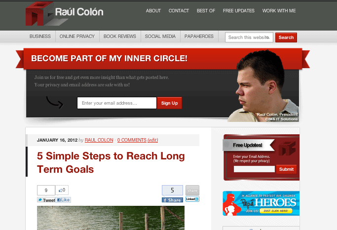 Photos of Raul Colon Web Developer Puerto Rico