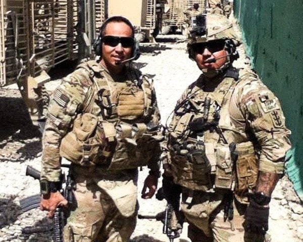 Alex and Robert in Afghanistan