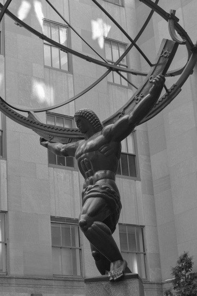 Atlas Statue in Rockefeller Center