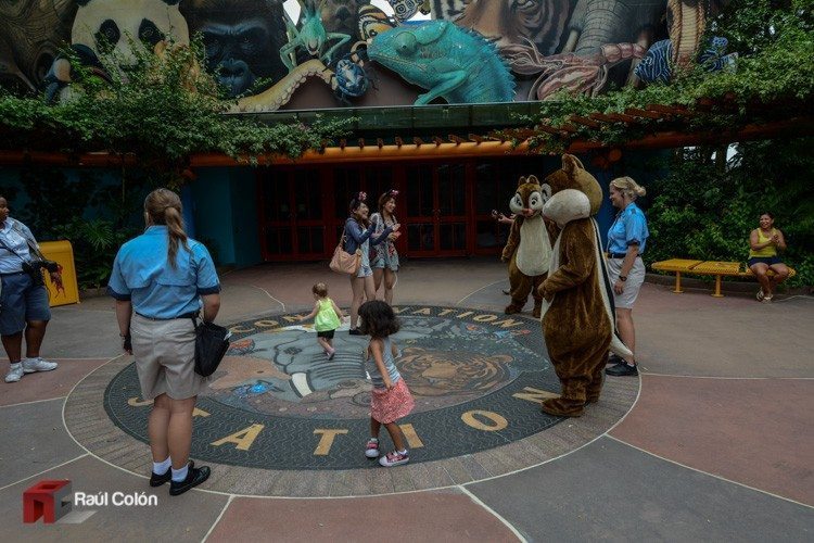 Dancing with Chip and Dale at Animal Kingdom