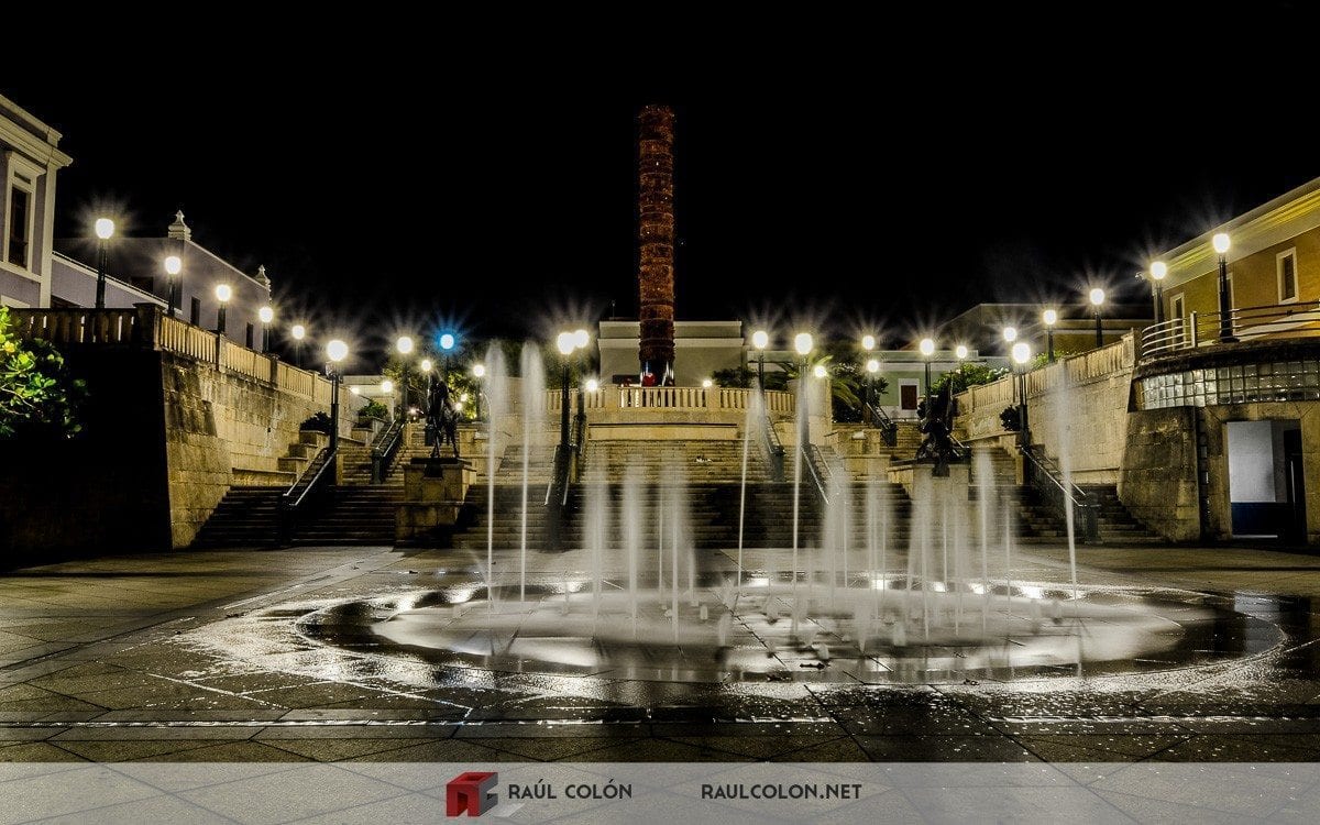 Old San Juan Totem & Fountain