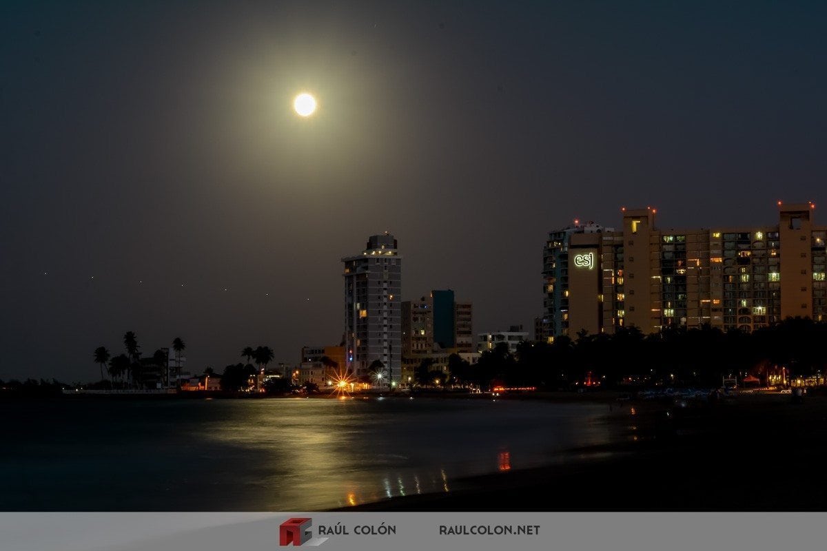 Full Moon Over Isla Verde Raul Colon Photographer Digital Full Moon Over Isla Verde Raul Colon Photographer Digital