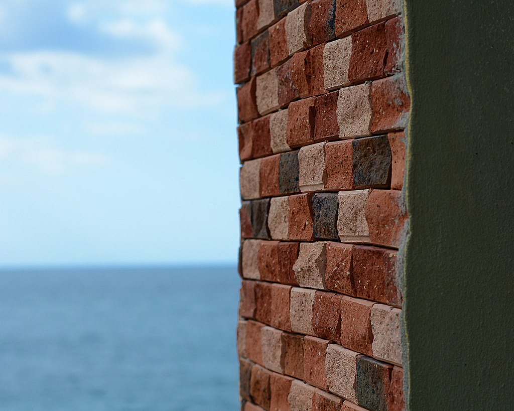 Brick Wall over The Caribbean