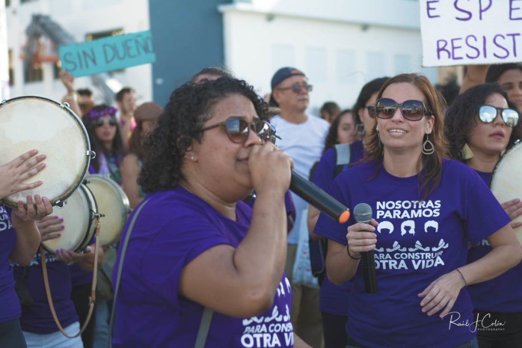 Photos of Women's March in San Juan, Puerto Rico