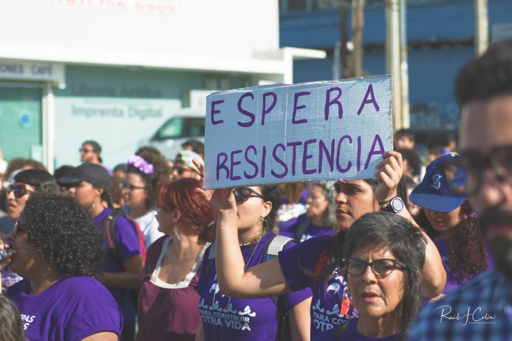 Photos of Women's March in San Juan, Puerto Rico