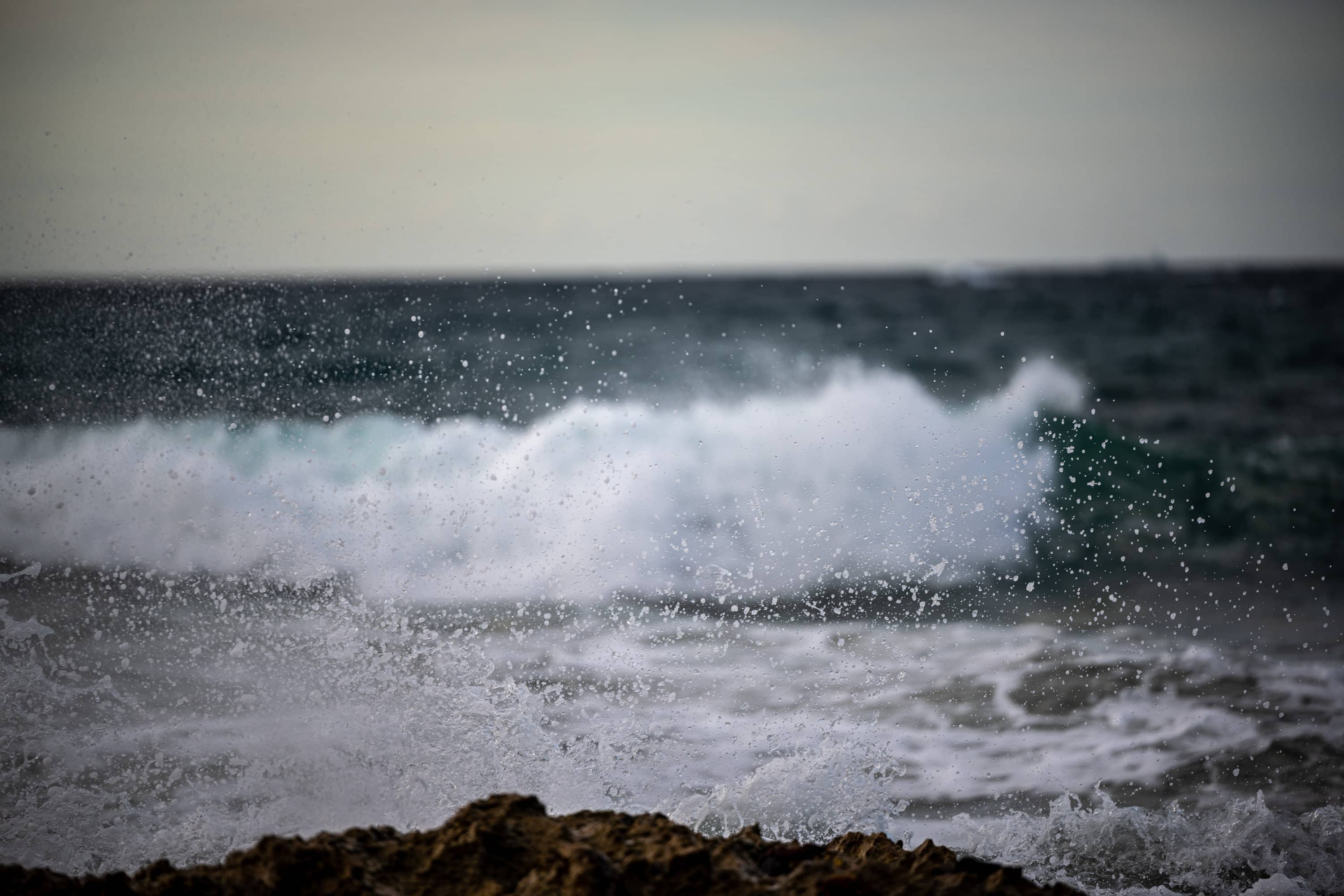 Waves of the Atlantic hitting Puerto Rico's North Coast