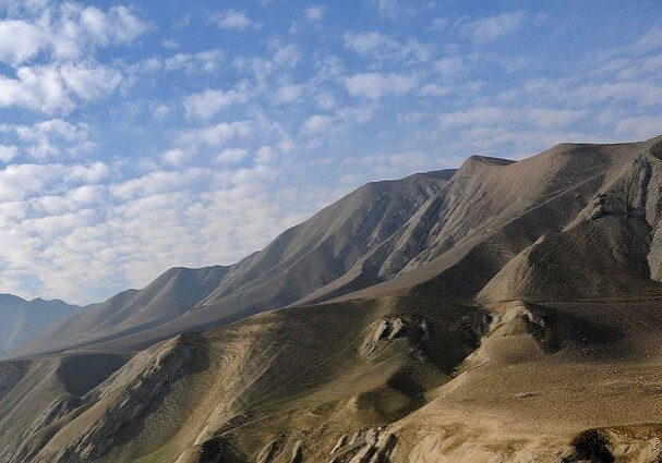 Mountains in Badakhshan Province, Afghanistan, February of 2009.