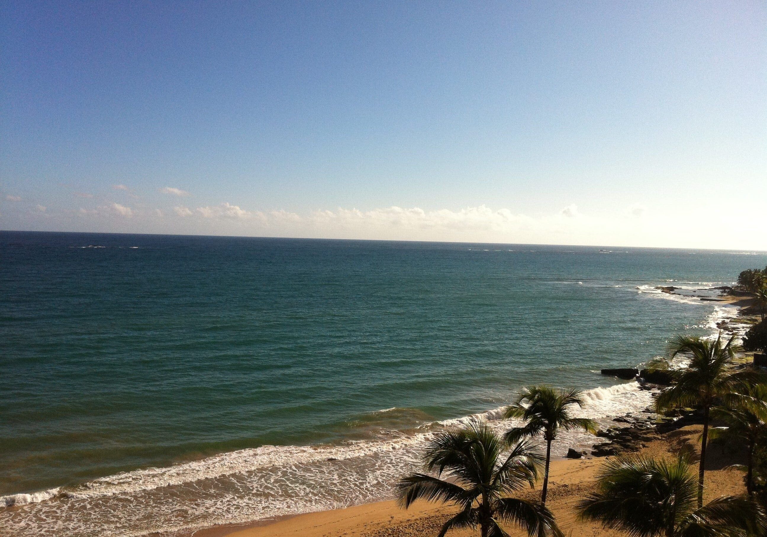 Atlantic PuertoRico  View from San Juan Marriott