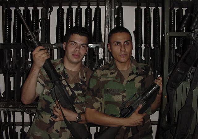 Me & my Friend Harry Rosado U.S. Army Reserve Circa 2001