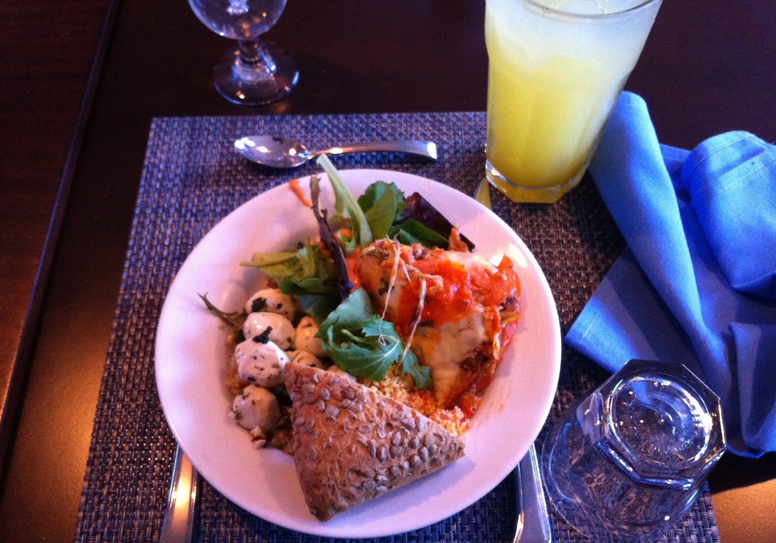 Veggie Options on the Lunch Buffet at La Vista Restaurant
