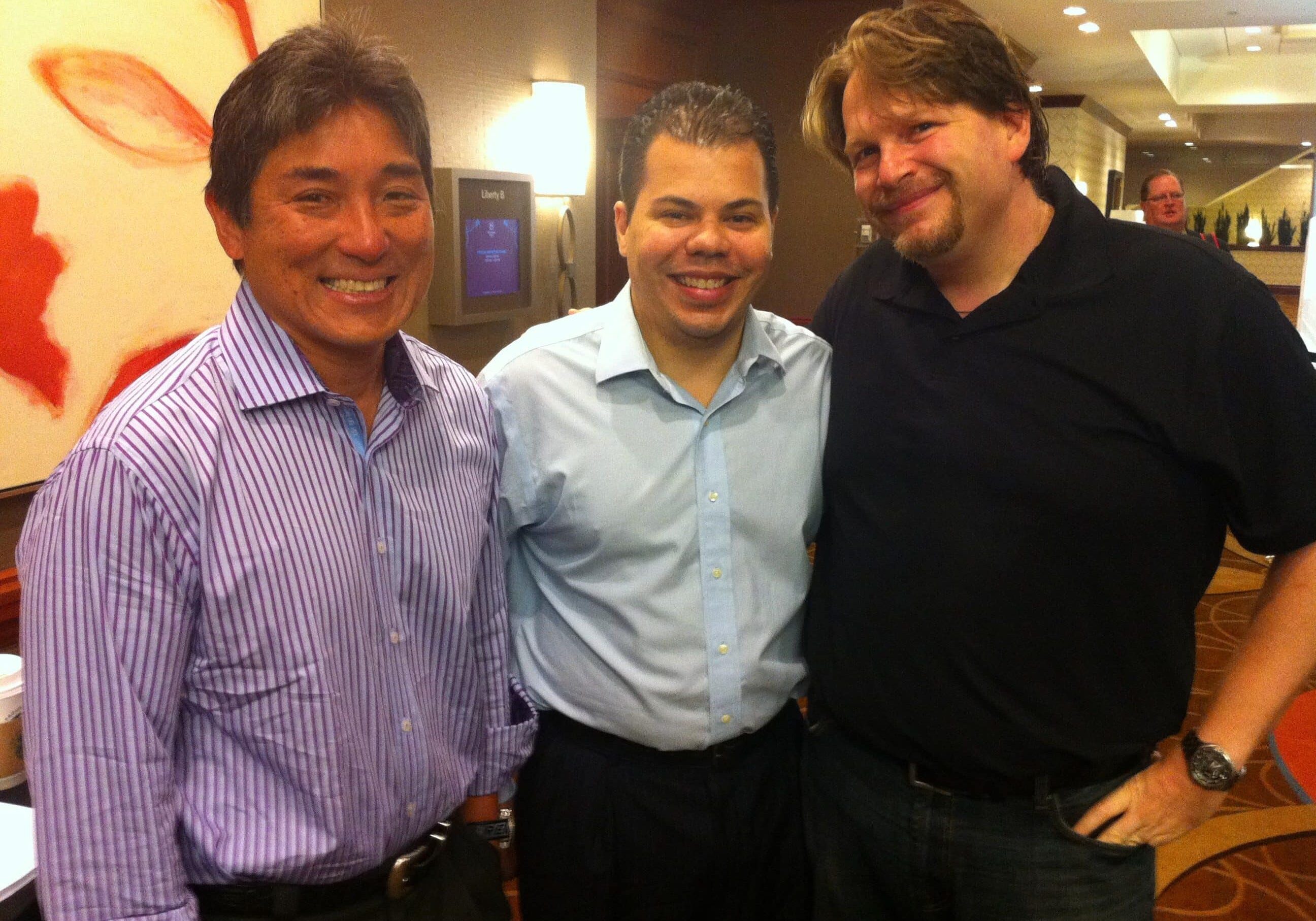 Guy Kawasaki, Raúl, and Chris Brogan