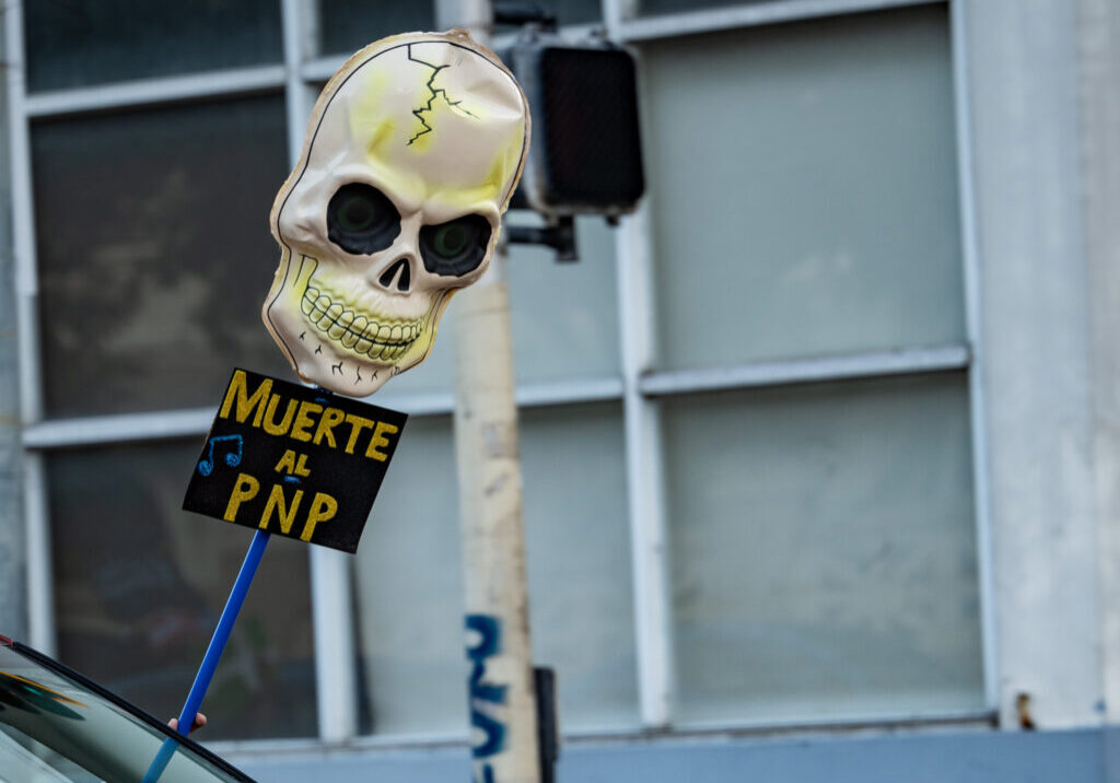 Message Saying Muerte Al PNP.