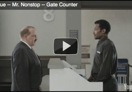 Mr Nonstop Jetblue Video at Gate Counter