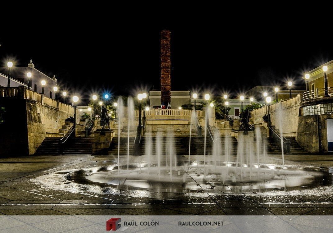 Old San Juan Totem & Fountain