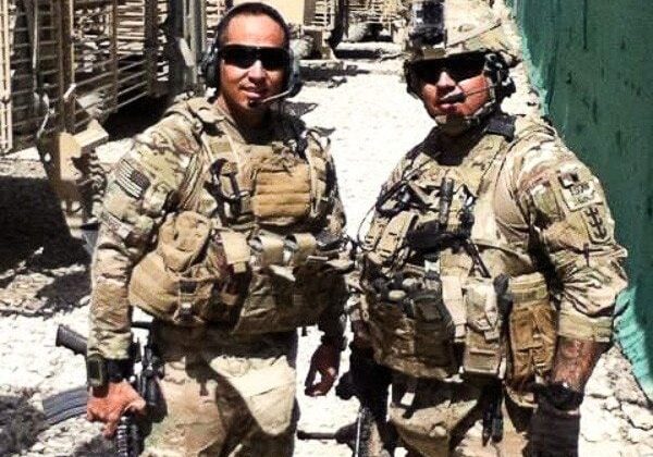 Alex and Robert in Afghanistan