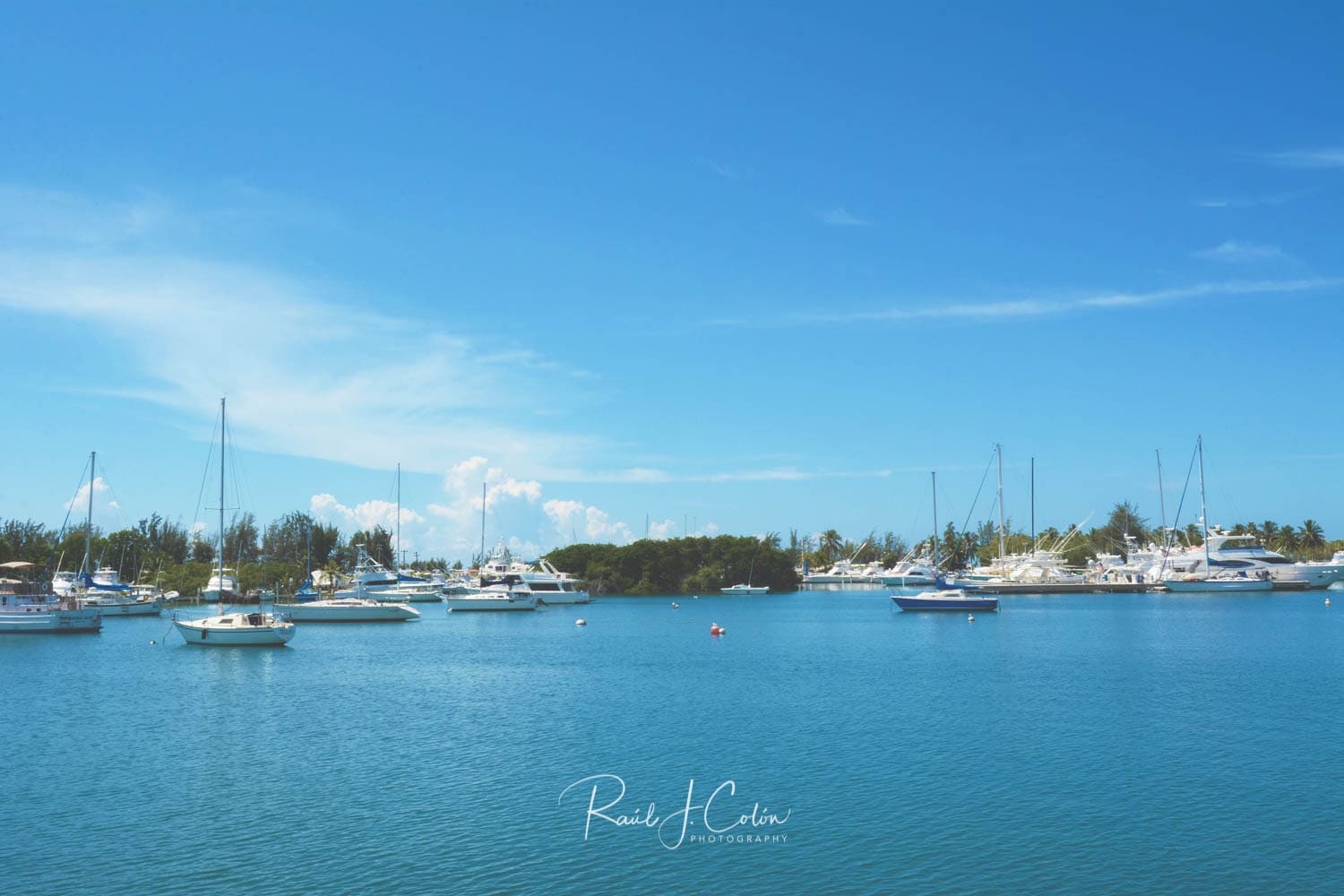 Photography of Boats in La Guancha. Ponce, Puerto Rico