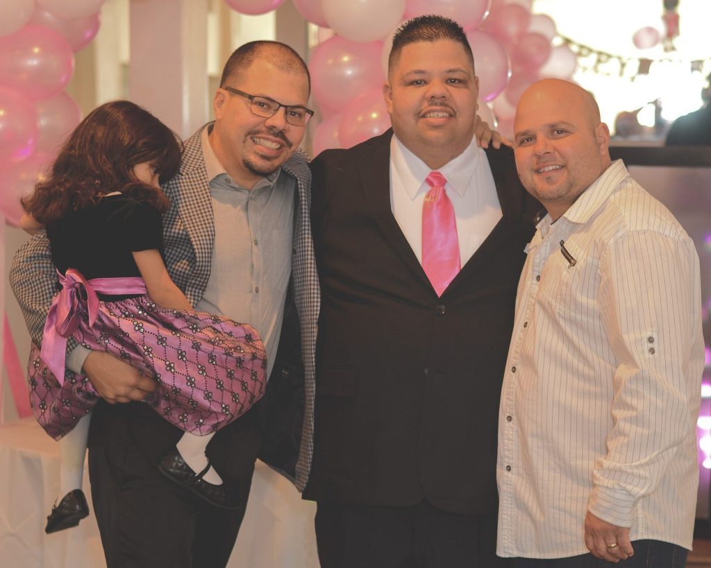 Daniela, Me, Javier, and our Older Brother Luis.