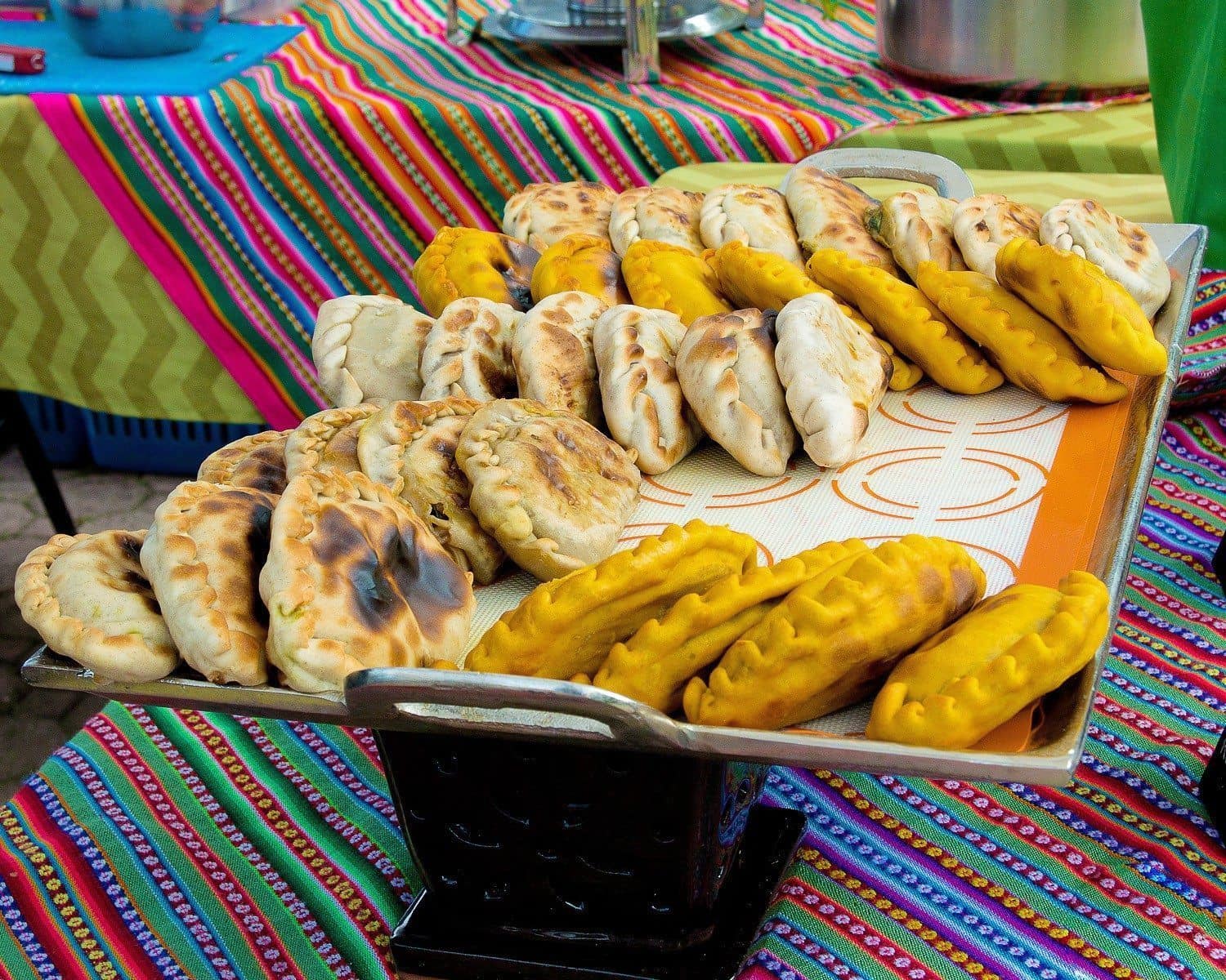 Vegan Argentinian Empanadas at Mercado Organico.